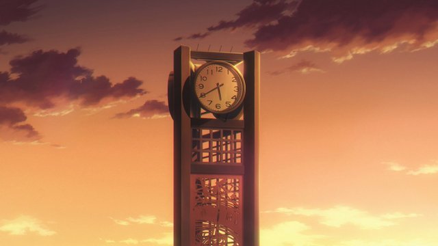 Clock tower in the park